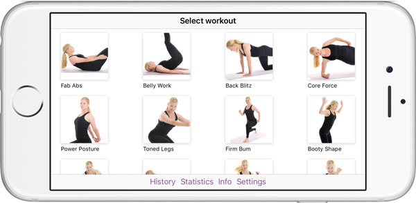 Poworkout Trim Tone Screenshot Start
