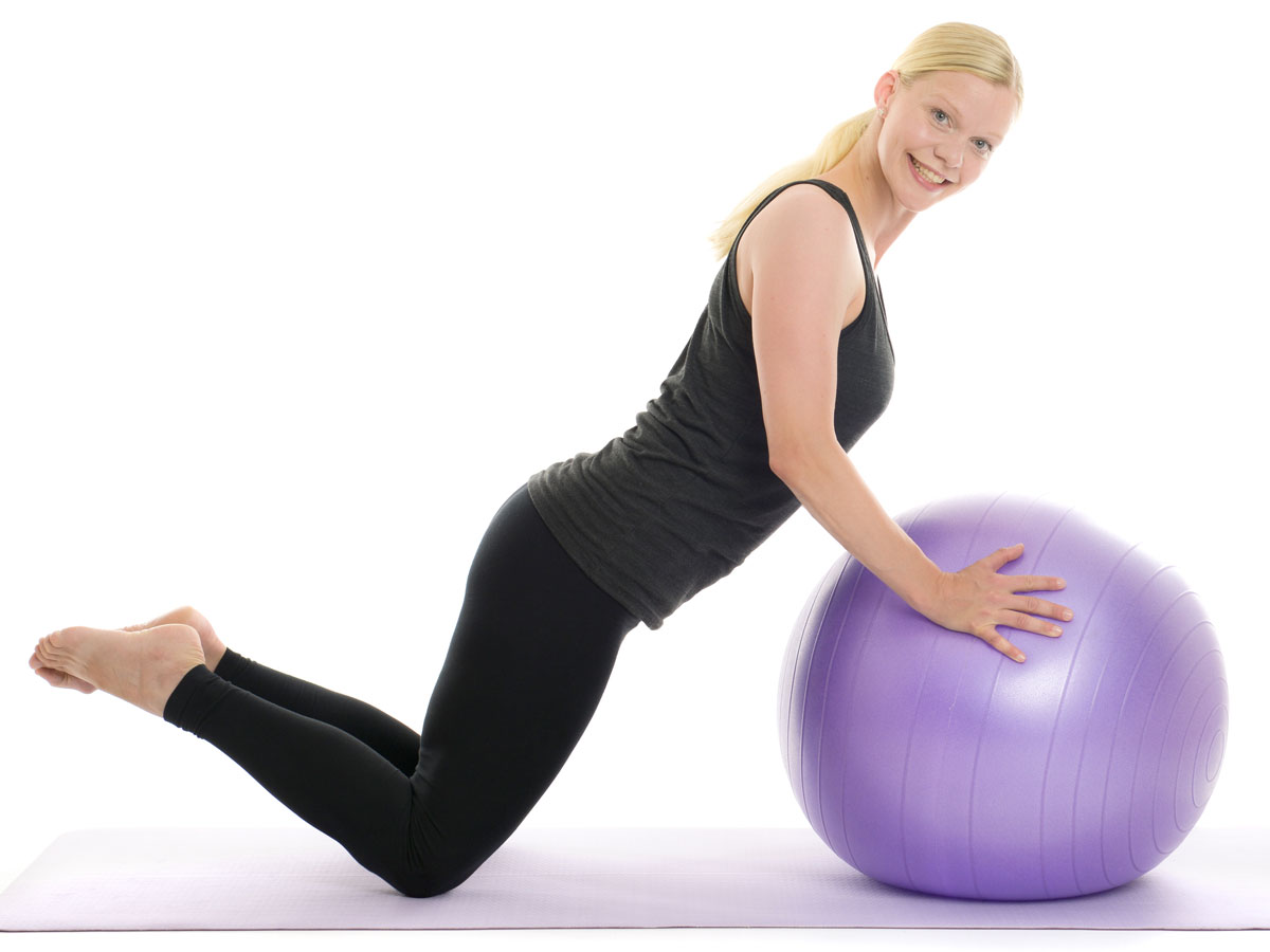 Pushup Hands On Ball pushup hands on ball