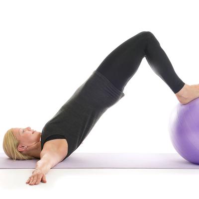 hip lift feet on ball