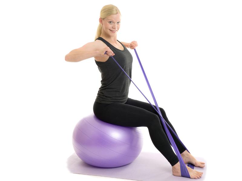 ball seated row shoulders