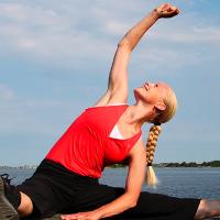 seated lateral stretch