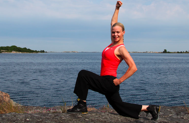 kneeling hip stretch