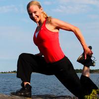 kneeling quadriceps stretch