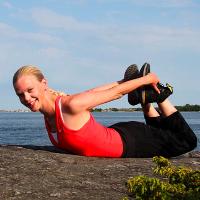lying quadriceps stretch
