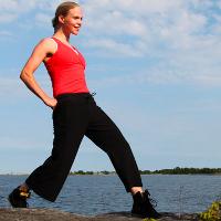 standing hip stretch