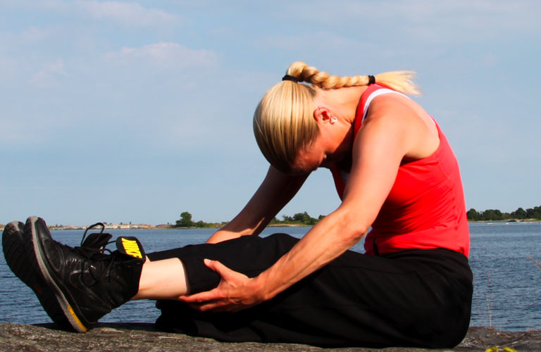 Seated back stretch seated back stretch