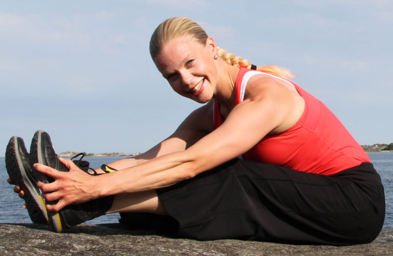 seated hamstring stretch