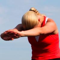 parallel back stretch