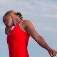 back of neck stretch