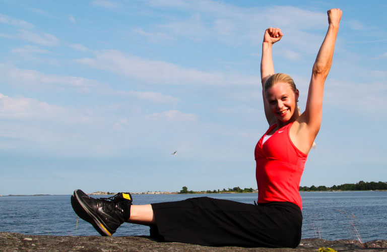 neck stretch with weight