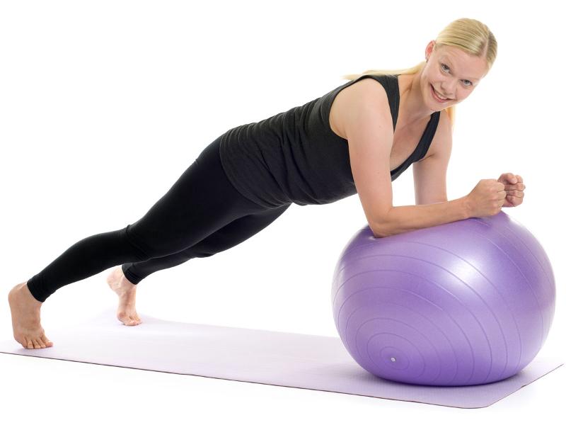ball plank