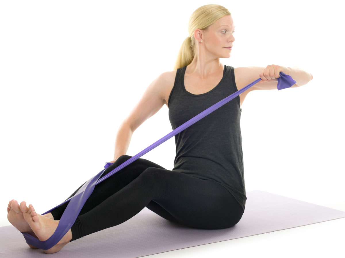 Single Shoulder Row Band single shoulder row band