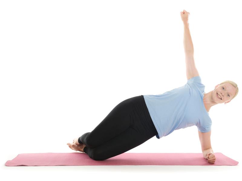 side plank pose