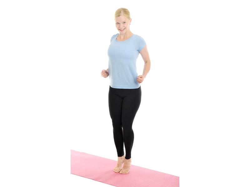 side squat heel raises