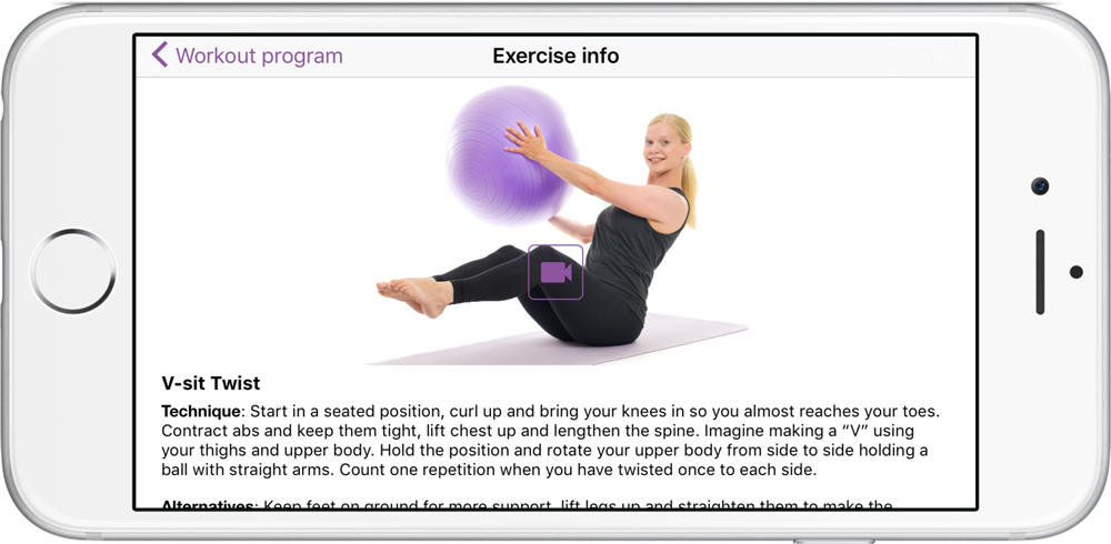 Poworkout Screenshot Exercise