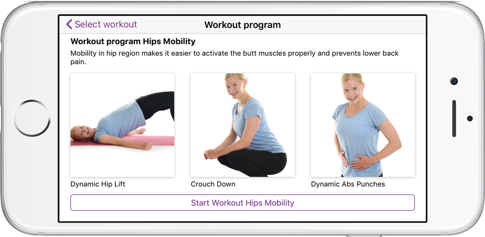 Show program Poworkout Screenshot Program