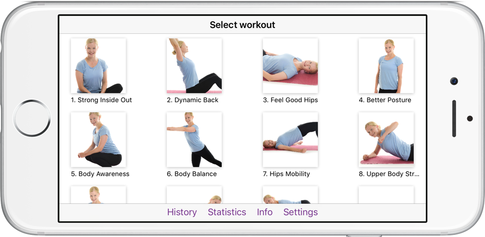 Start - Pick training routine Poworkout Screenshot Start