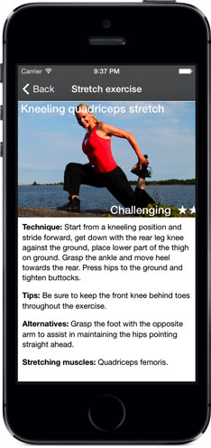 Exercise description Poworkout Stretch Screenshot Exercise