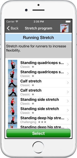 Poworkout Stretch Screenshot Progam